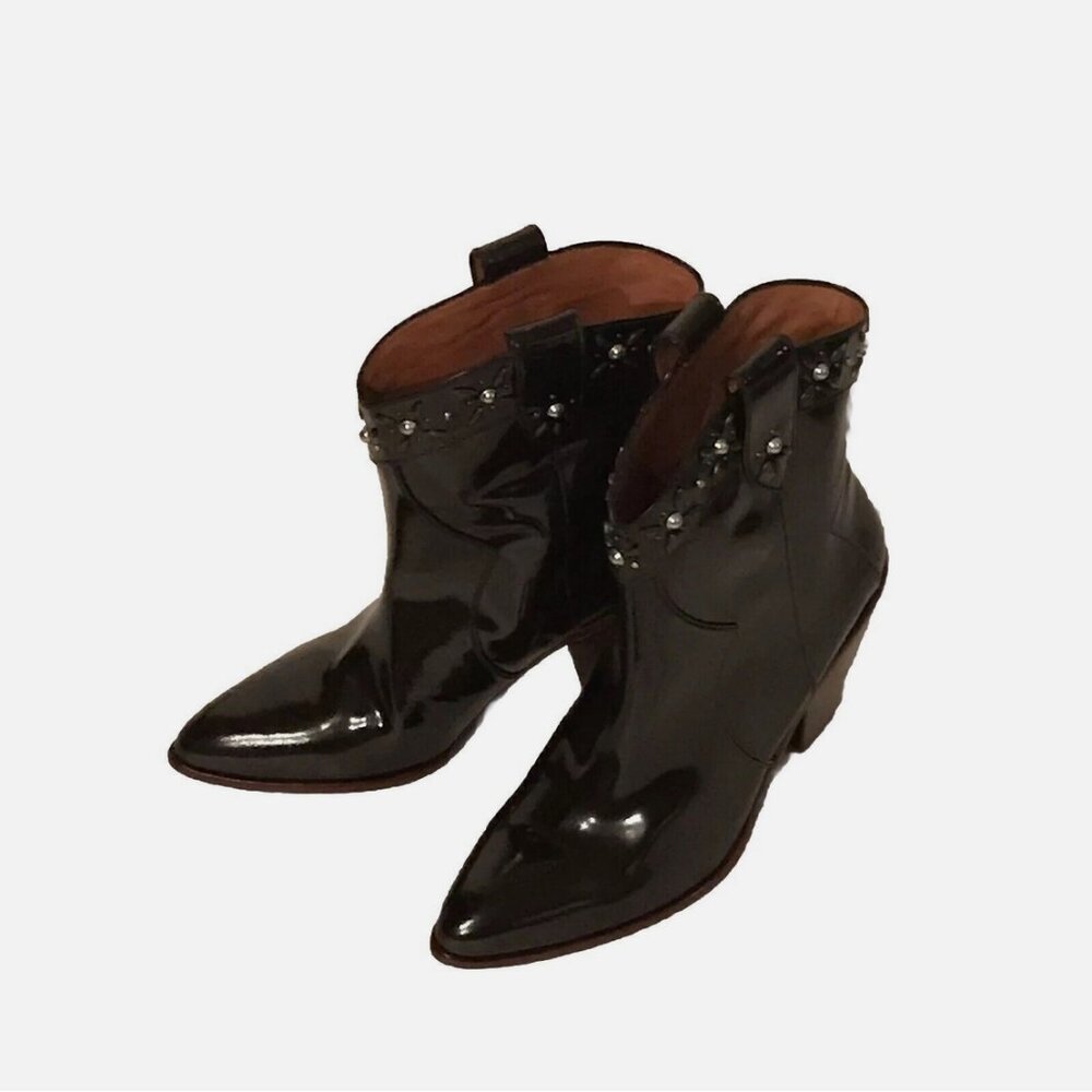 NWOB Coach Western Black Bootie - Picture 2 of 6